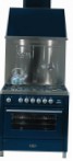 ILVE MT-90B-VG Blue موقد المطبخ \ مميزات, صورة فوتوغرافية