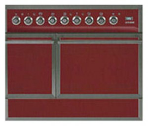 ILVE QDC-90R-MP Red Kitchen Stove Photo, Characteristics