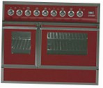 ILVE QDC-90FW-MP Red موقد المطبخ \ مميزات, صورة فوتوغرافية