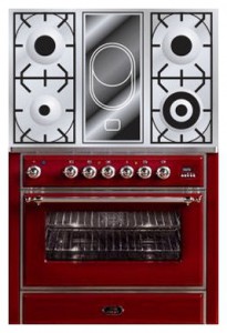 ILVE M-90VD-VG Red موقد المطبخ صورة فوتوغرافية, مميزات