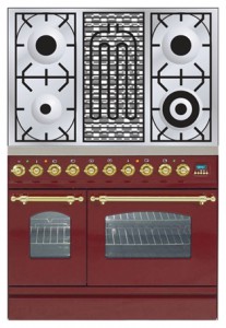 ILVE PDN-90B-MP Red Кухонная плита Фото, характеристики