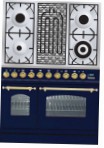ILVE PDN-90B-MP Blue Σόμπα κουζίνα \ χαρακτηριστικά, φωτογραφία