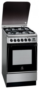 Indesit KN 3G660 SA(X) Estufa de la cocina Foto, características