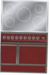 ILVE QDCI-90-MP Red Σόμπα κουζίνα \ χαρακτηριστικά, φωτογραφία