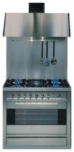 ILVE P-90BL-VG Stainless-Steel Kitchen Stove Photo, Characteristics