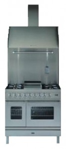 ILVE PDFE-90-MP Stainless-Steel Soba bucătărie fotografie, caracteristici