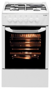 BEKO CSE 53020 GW Кухонная плита Фото, характеристики