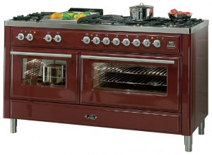ILVE MT-150B-VG Red เตาครัว รูปถ่าย, ลักษณะเฉพาะ