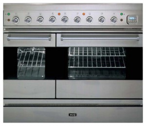 ILVE PD-90BL-MP Stainless-Steel Estufa de la cocina Foto, características