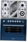 ILVE MT-90VD-VG Blue Virtuvės viryklė \ Info, nuotrauka