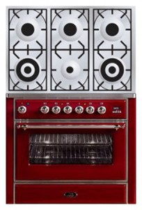 ILVE M-906D-MP Red Σόμπα κουζίνα φωτογραφία, χαρακτηριστικά