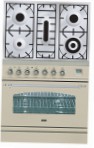ILVE PN-80-VG Antique white रसोई चूल्हा \ विशेषताएँ, तस्वीर