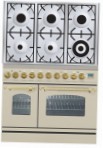 ILVE PDN-906-VG Antique white Virtuvės viryklė \ Info, nuotrauka