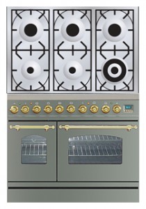 ILVE PDN-906-VG Stainless-Steel Fogão de Cozinha Foto, características