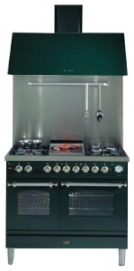 ILVE PDNE-100-MP Green Virtuves Plīts foto, raksturojums