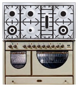 ILVE MCSA-1207D-VG Antique white Кухонная плита Фото, характеристики