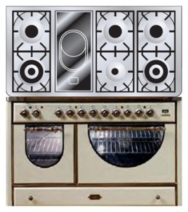 ILVE MCSA-120VD-MP Antique white Кухонна плита фото, Характеристики