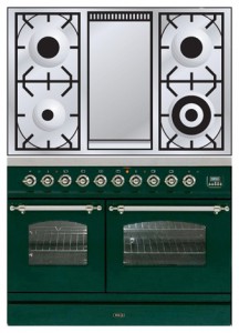 ILVE PDN-100F-MW Green Σόμπα κουζίνα φωτογραφία, χαρακτηριστικά