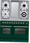ILVE PDN-100F-MW Green रसोई चूल्हा \ विशेषताएँ, तस्वीर