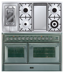 ILVE MTS-120FRD-MP Stainless-Steel Virtuvės viryklė nuotrauka, Info