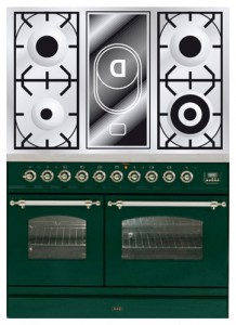 ILVE PDN-100V-VG Green اجاق آشپزخانه عکس, مشخصات