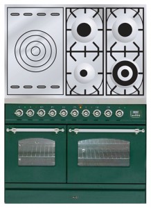 ILVE PDN-100S-VG Green 厨房炉灶 照片, 特点