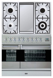 ILVE PDF-90F-VG Stainless-Steel Кухонна плита фото, Характеристики