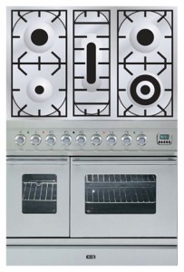 ILVE PDW-90-MP Stainless-Steel Kitchen Stove Photo, Characteristics