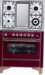 ILVE M-90FD-E3 Red Кухненската Печка \ Характеристики, снимка