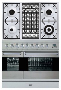 ILVE PDF-90B-VG Stainless-Steel Σόμπα κουζίνα φωτογραφία, χαρακτηριστικά