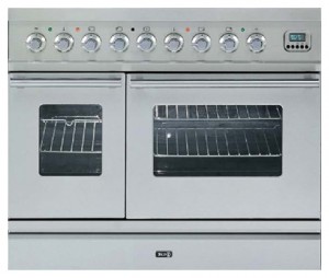 ILVE PDW-90-VG Stainless-Steel Estufa de la cocina Foto, características