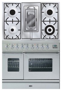 ILVE PDW-90R-MP Stainless-Steel Kitchen Stove Photo, Characteristics
