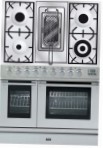 ILVE PDL-90R-MP Stainless-Steel Kitchen Stove \ Characteristics, Photo