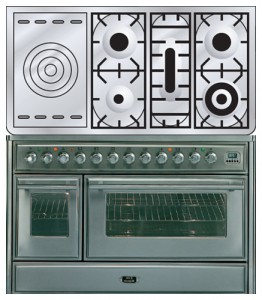 ILVE MT-120SD-E3 Stainless-Steel اجاق آشپزخانه عکس, مشخصات