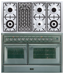 ILVE MTS-120BD-E3 Stainless-Steel Köök Pliit foto, omadused