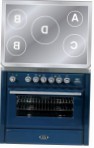 ILVE MTI-90-E3 Blue Kitchen Stove \ Characteristics, Photo