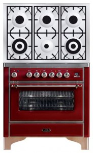 ILVE M-906D-VG Red Σόμπα κουζίνα φωτογραφία, χαρακτηριστικά