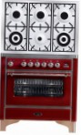ILVE M-906D-VG Red Soba bucătărie \ caracteristici, fotografie