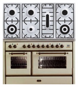 ILVE MS-1207D-E3 Antique white Virtuvės viryklė nuotrauka, Info