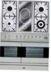 ILVE PDF-100V-VG Stainless-Steel Virtuves Plīts \ raksturojums, foto