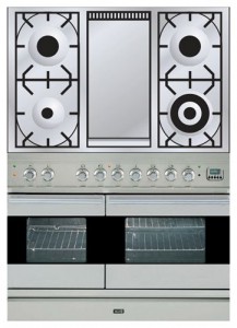 ILVE PDF-100F-VG Stainless-Steel Estufa de la cocina Foto, características