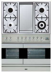 ILVE PDF-100F-MW Stainless-Steel Σόμπα κουζίνα φωτογραφία, χαρακτηριστικά