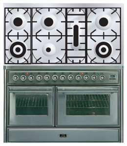 ILVE MTS-1207D-VG Stainless-Steel Virtuves Plīts foto, raksturojums