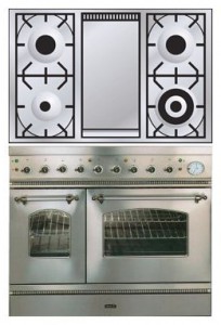 ILVE PD-100FN-MP Stainless-Steel Σόμπα κουζίνα φωτογραφία, χαρακτηριστικά
