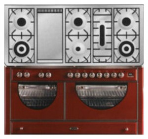 ILVE MCA-150FD-VG Red Virtuvės viryklė nuotrauka, Info