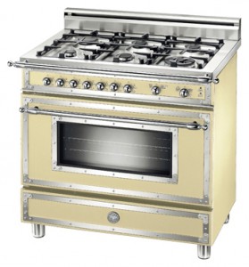 BERTAZZONI H36 6 MFE CR موقد المطبخ صورة فوتوغرافية, مميزات