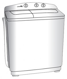 Binatone WM 7580 Máquina de lavar Foto, características